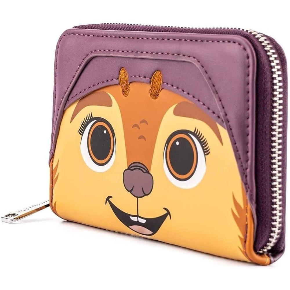 Loungefly Disney Raya and the Last Dragon Ongi‎ Zip Around Wallet Purple New